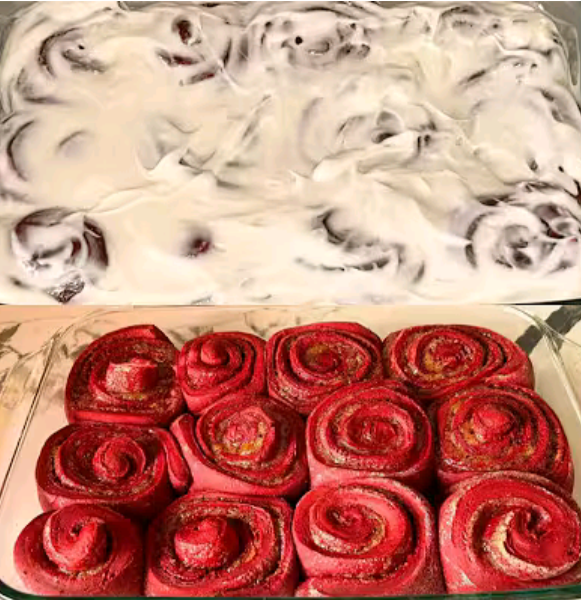 Red Velvet Cinnamon Rolls